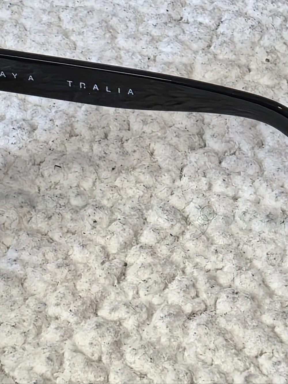 Quay Australia Black Rhinestone Square Sunglasses — Studded Frame